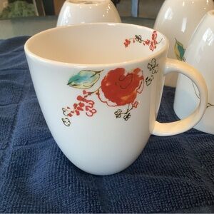 Lot of Lenox Cups/Mugs Simply Fine Chirp Like New